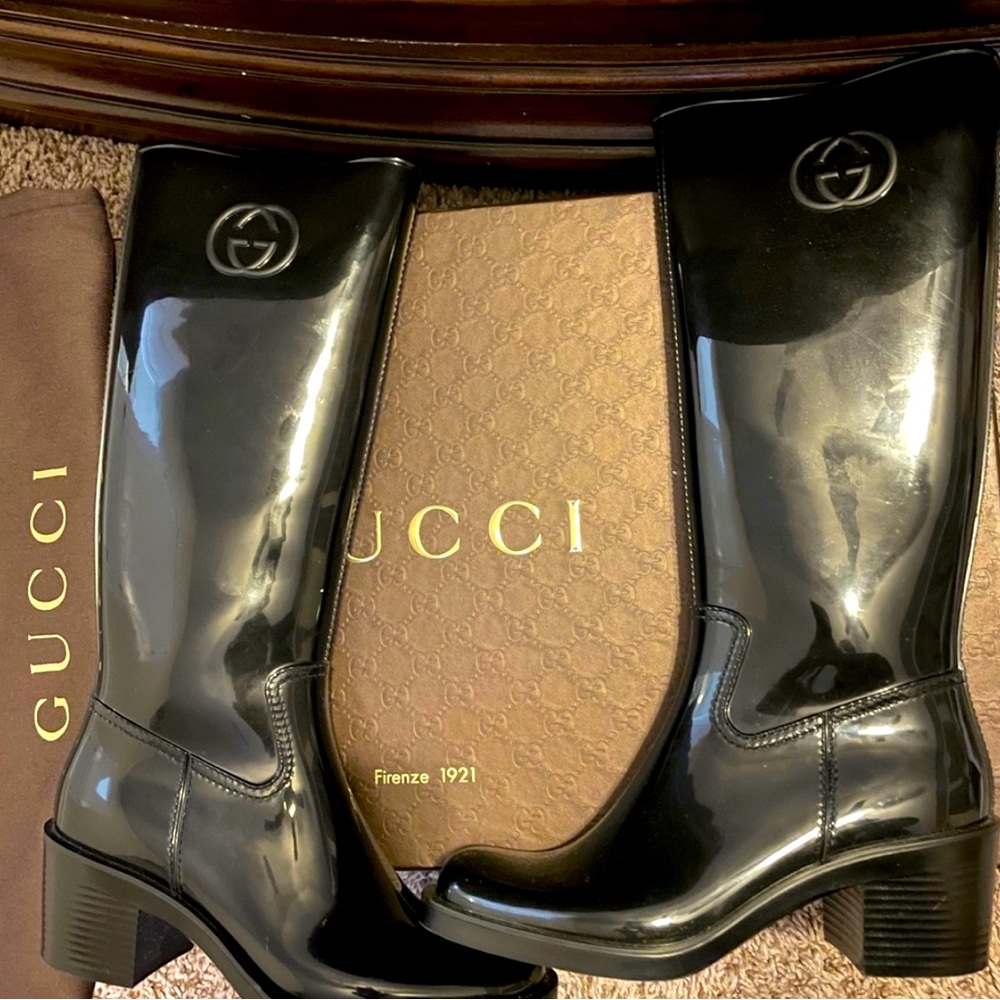 GUCCI RAIN BOOTS